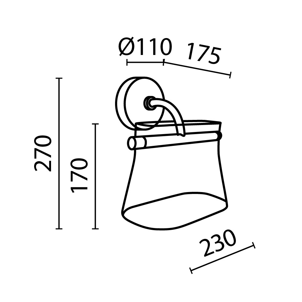 Maytoni Modern Cabaret Настенный светильник (бра) цвет: латунь MOD170WL-L8BS3K2