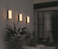 Maytoni Outdoor Rock Настенный светильник (бра) цвет: графит O434WL-L12GF3K