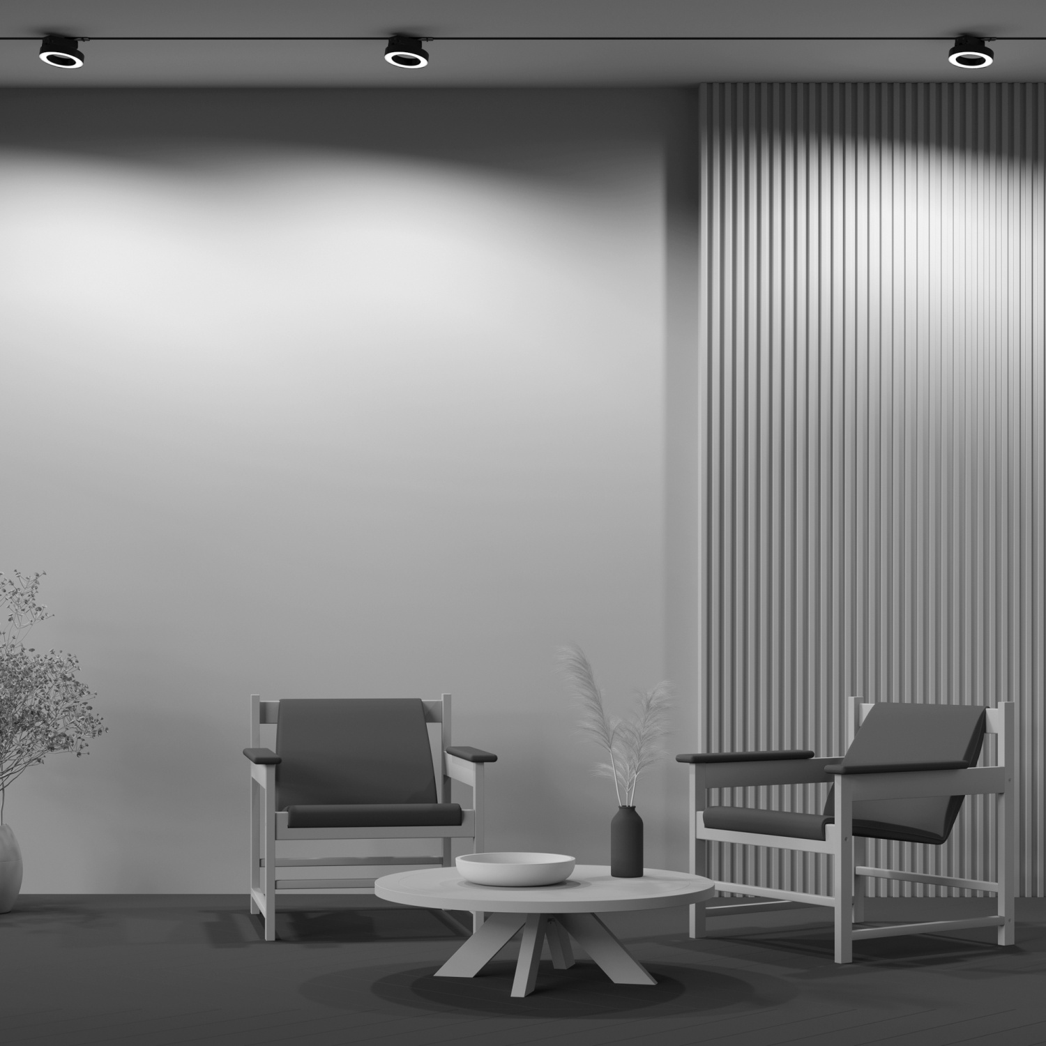 Maytoni Technical Rim Трековый светильник цвет: черный TR044-1-12W3K-B