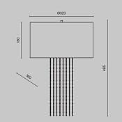 Maytoni Modern Impressive Настенный светильник (бра) цвет: золото MOD151WL-01G