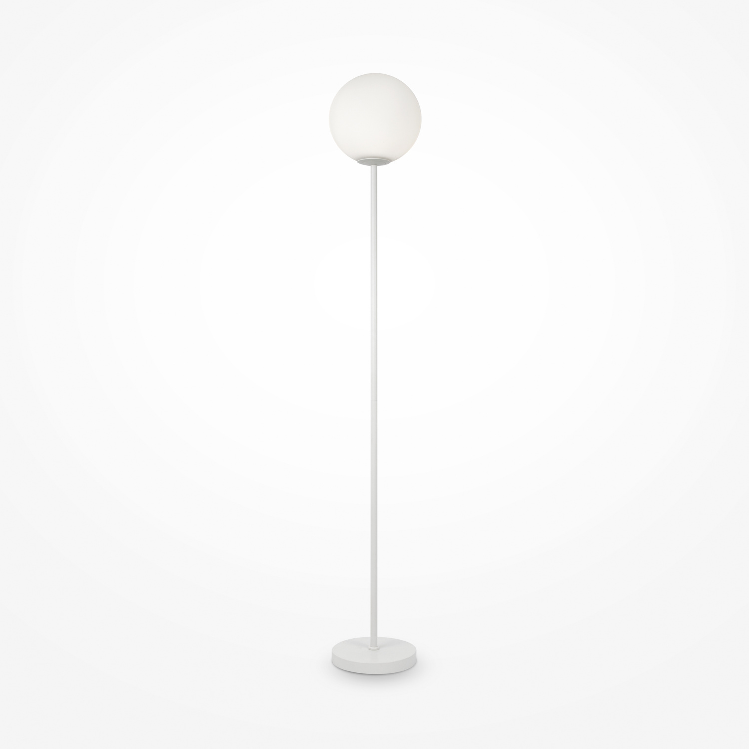 Maytoni Modern Ring Напольный светильник (торшер) цвет: белый MOD013FL-01W