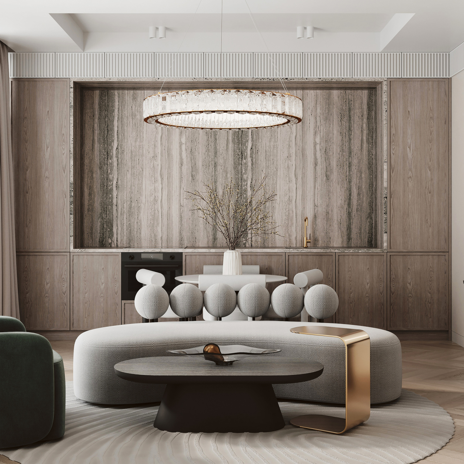 Maytoni Modern Castello Подвесной светильник цвет: золото MOD336PL-L170G3K