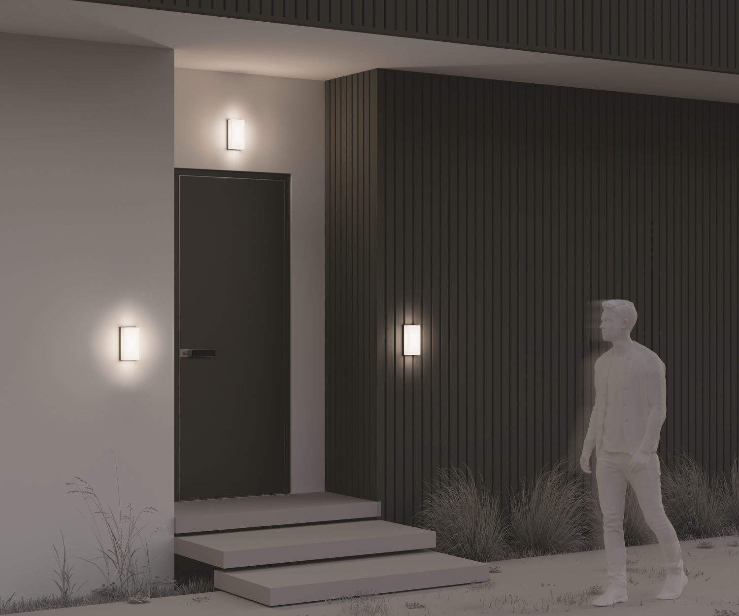 Maytoni Outdoor Badd Настенный светильник (бра) цвет: графит O454WL-L10GF3K