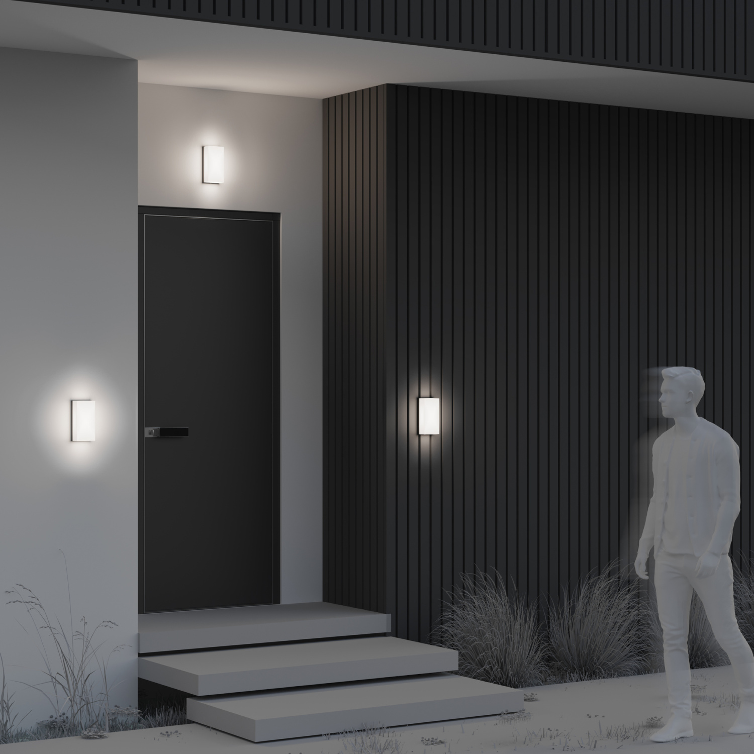 Maytoni Outdoor Badd Настенный светильник (бра) цвет: графит O454WL-L10GF3K