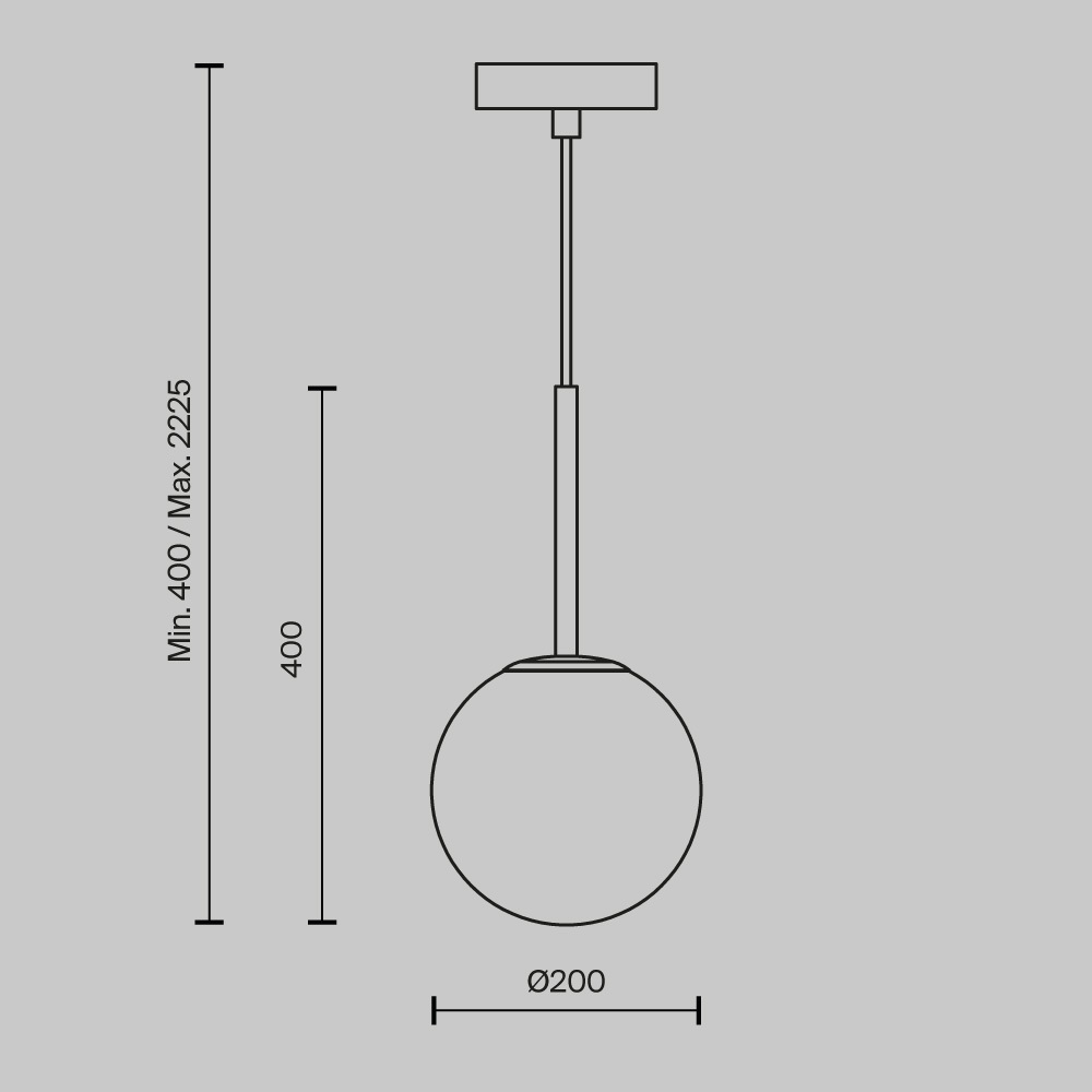 Maytoni Modern Basic form Подвесной светильник цвет: черный MOD321PL-01B1