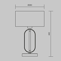 Maytoni Modern Marmo Настольный светильник цвет: латунь MOD099TL-01G