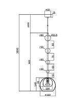 Maytoni Modern Ros Подвесной светильник цвет: черный MOD227PL-01B