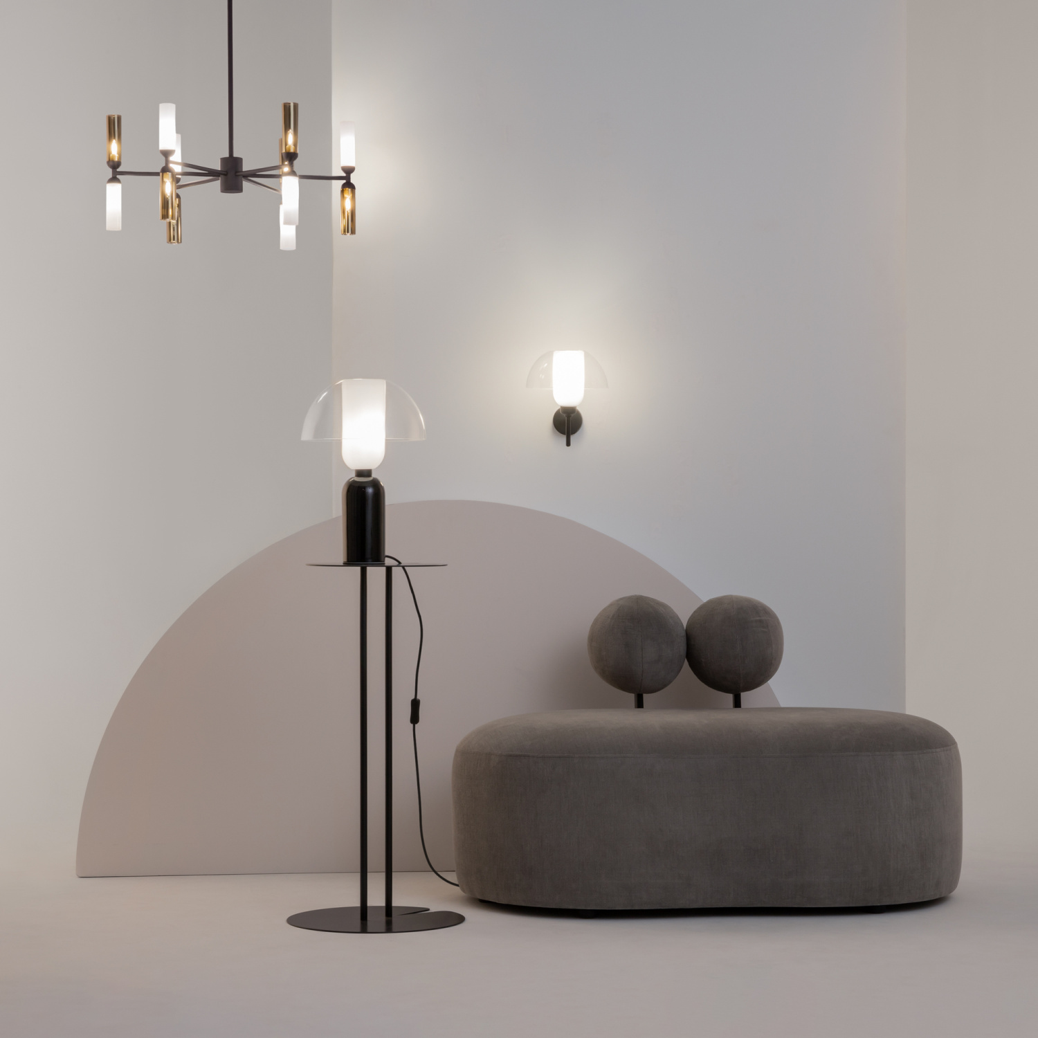 Maytoni Modern Memory Подвесной светильник цвет: черный MOD177PL-12G