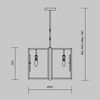 Maytoni Modern Marmo Подвесной светильник цвет: латунь MOD099PL-06G