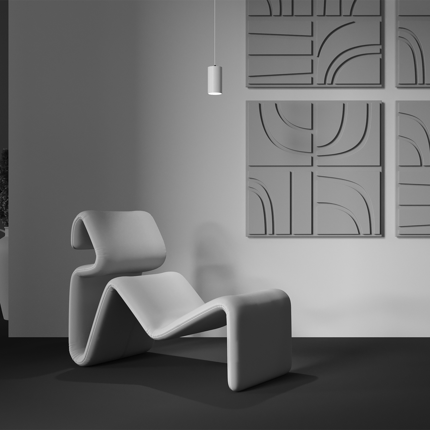 Maytoni Technical Vol Подвесной светильник цвет: белый P100PL-20W3K-W