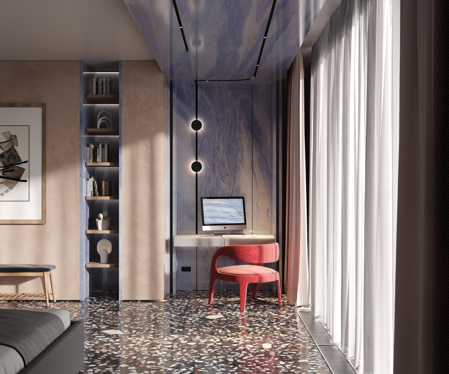 Maytoni Technical Relax Трековый светильник цвет: черный TR107-2-5W4K-B