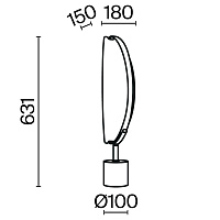 Maytoni Modern Breeze Настольный светильник цвет: латунь MOD281TL-L15BS3K
