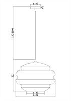 Maytoni Modern Ruche Подвесной светильник цвет: никель P078PL-01BL