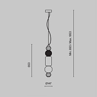 Maytoni Modern Collar Подвесной светильник цвет: хром P069PL-L35CH3K