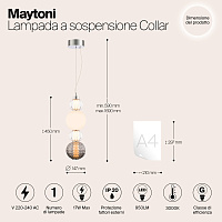 Maytoni Modern Collar Подвесной светильник цвет: хром P069PL-L17CH3K