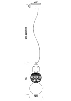 Maytoni Modern Collar Подвесной светильник цвет: хром P069PL-L16CH3K