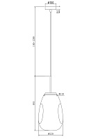 Maytoni Modern Mabell Подвесной светильник цвет: золото P013PL-01G