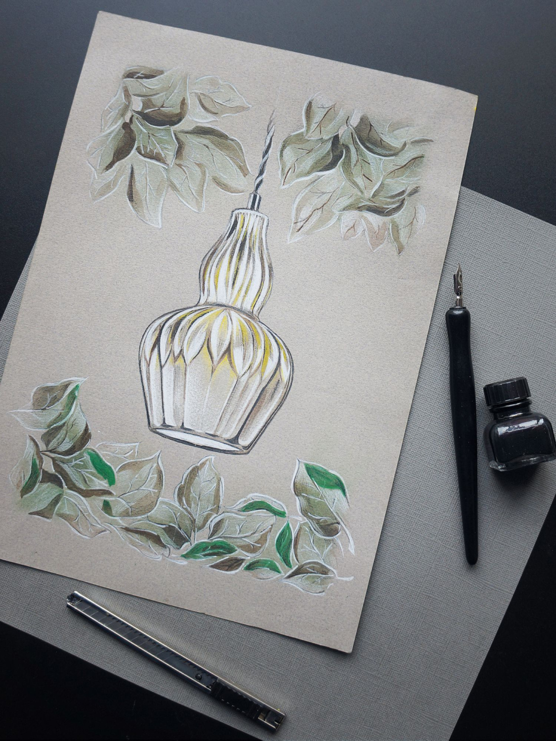 Maytoni Modern Eustoma Подвесной светильник цвет: никель MOD238-PL-01-GN