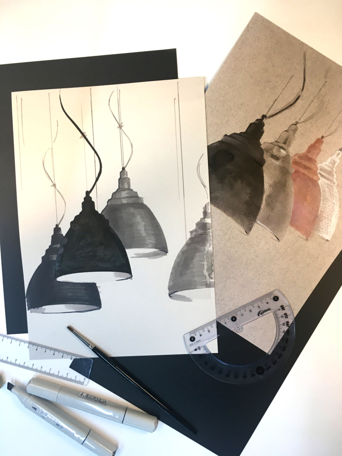 Maytoni Modern Bellevue Подвесной светильник цвет: черный P534PL-01B