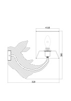 Maytoni Modern Nashorn Настенный светильник (бра) цвет: белый MOD470WL-01W