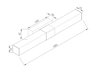 Maytoni Modern Glanz Подсветка цвет: хром MIR006WL-L12CH