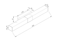 Maytoni Modern Glanz Подсветка цвет: хром MIR006WL-L8CH