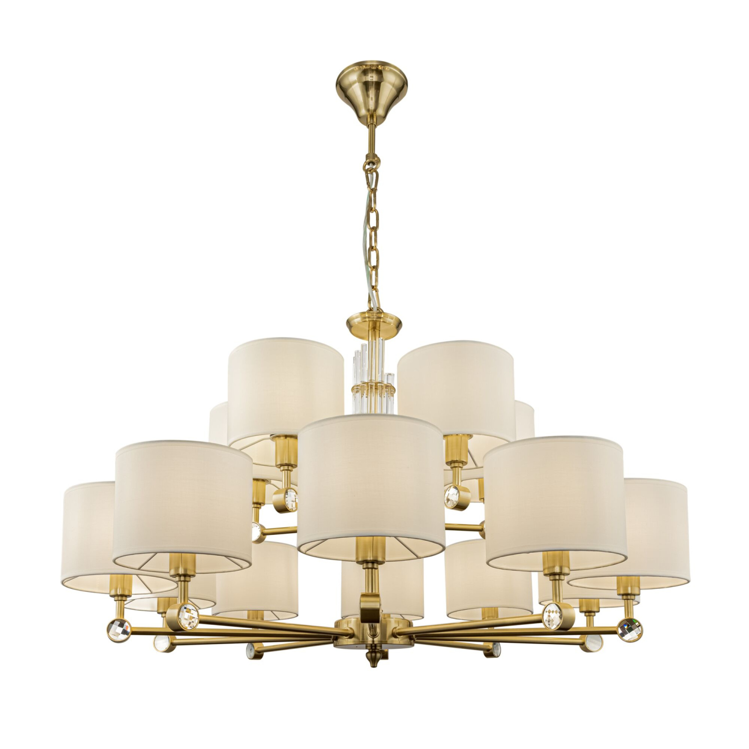 Maytoni Classic Alloro Люстра цвет: латунь MOD088PL-15BS