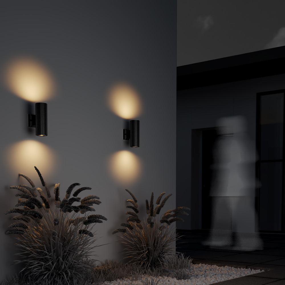 Maytoni Outdoor Rando Настенный светильник (бра) цвет: черный O419WL-02B