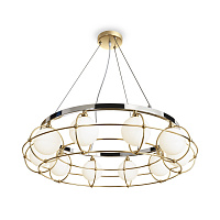 Maytoni Modern Carcass Подвесной светильник цвет: золото и хром MOD312PL-10GCH