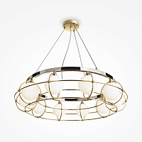 Maytoni Modern Carcass Подвесной светильник цвет: золото и хром MOD312PL-10GCH