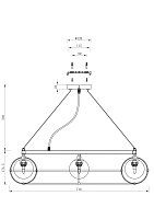 Maytoni Modern Carcass Подвесной светильник цвет: золото и хром MOD312PL-10GCH