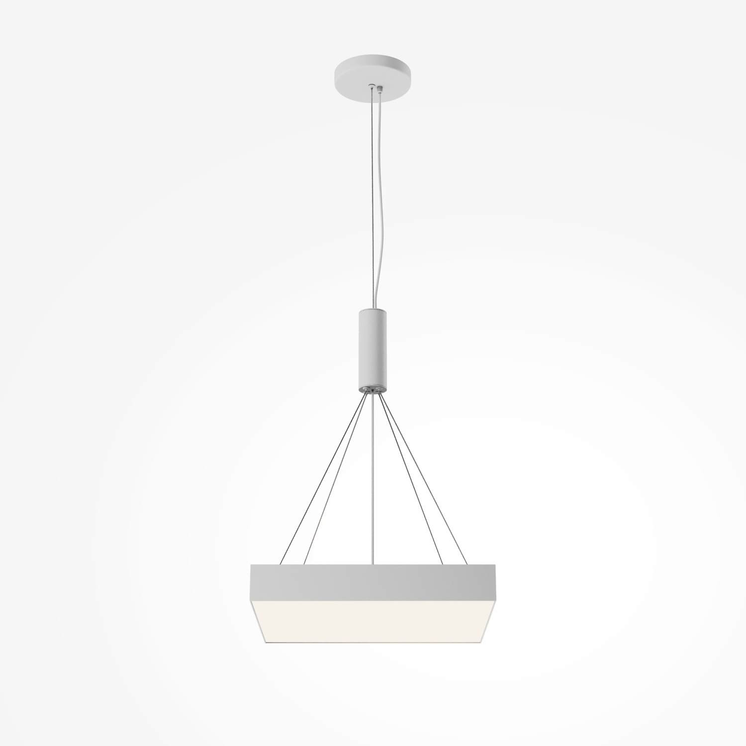 Maytoni Technical Zon Потолочный светильник цвет: белый C032CL-45W4K-SQ-W