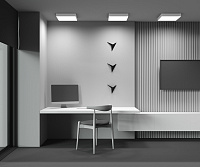 Maytoni Technical Zon Потолочный светильник цвет: белый C032CL-45W4K-SQ-W