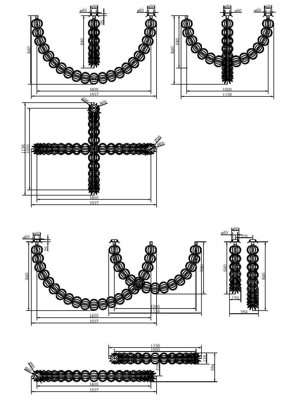 Maytoni Modern Golden Cage Подвесной светильник цвет: золото MOD216PL-L42G3K