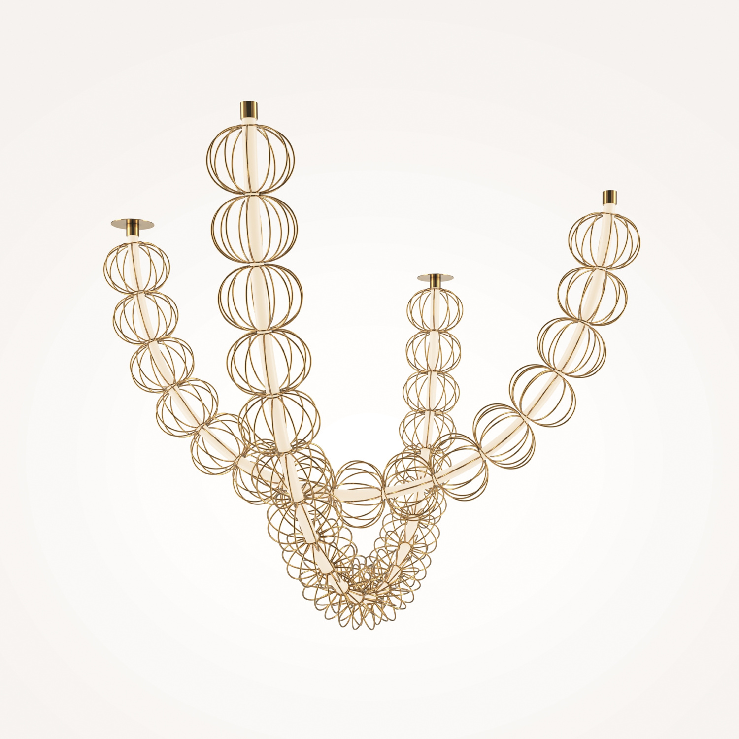Maytoni Modern Golden Cage Подвесной светильник цвет: золото MOD216PL-L42G3K