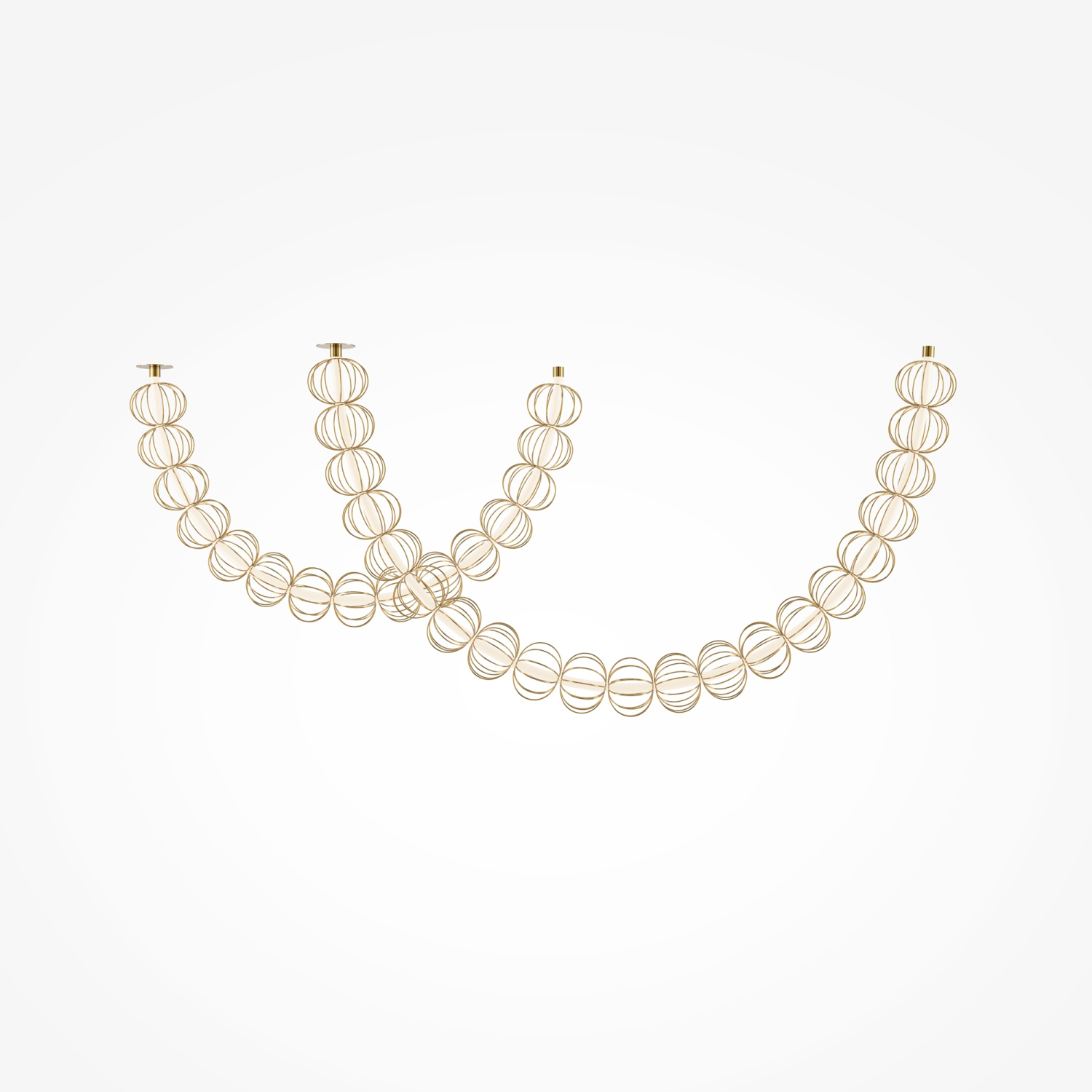 Maytoni Modern Golden Cage Подвесной светильник цвет: золото MOD216PL-L42G3K