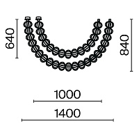 Maytoni Modern Golden Cage Подвесной светильник цвет: золото MOD216PL-L42G3K