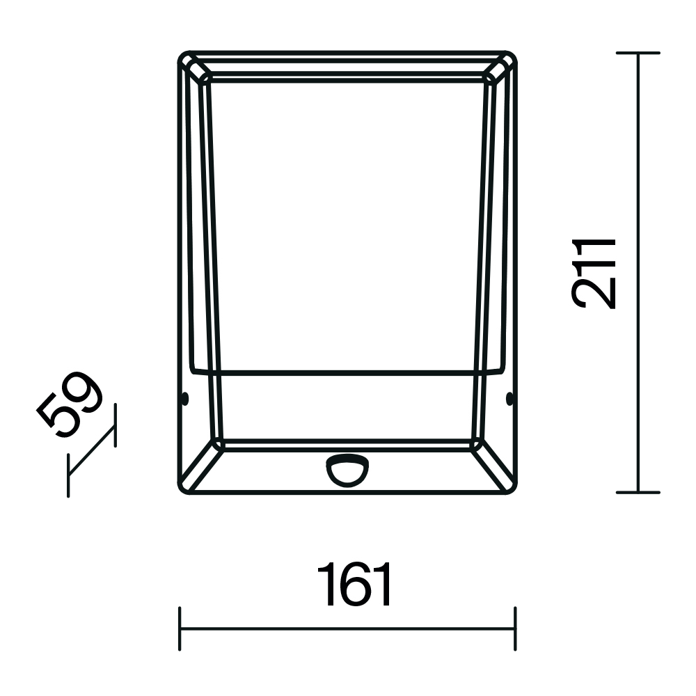 Maytoni Outdoor Row Настенный светильник (бра) цвет: графит O448WL-L9GF3KSR