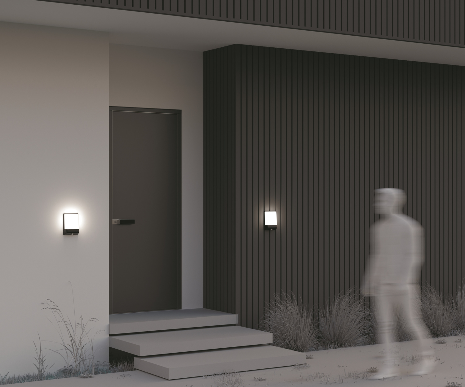 Maytoni Outdoor Row Настенный светильник (бра) цвет: графит O448WL-L9GF3KSR