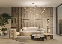 Maytoni Modern Golden Cage Подвесной светильник цвет: золото MOD216PL-L55G3K