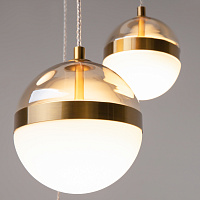 Maytoni Modern Area Подвесной светильник цвет: черный и латунь MOD295PL-L60BBS3K