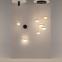 Maytoni Modern Area Подвесной светильник цвет: черный и латунь MOD295PL-L60BBS3K