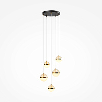 Maytoni Modern Area Подвесной светильник цвет: черный и латунь MOD295PL-L60BBS3K