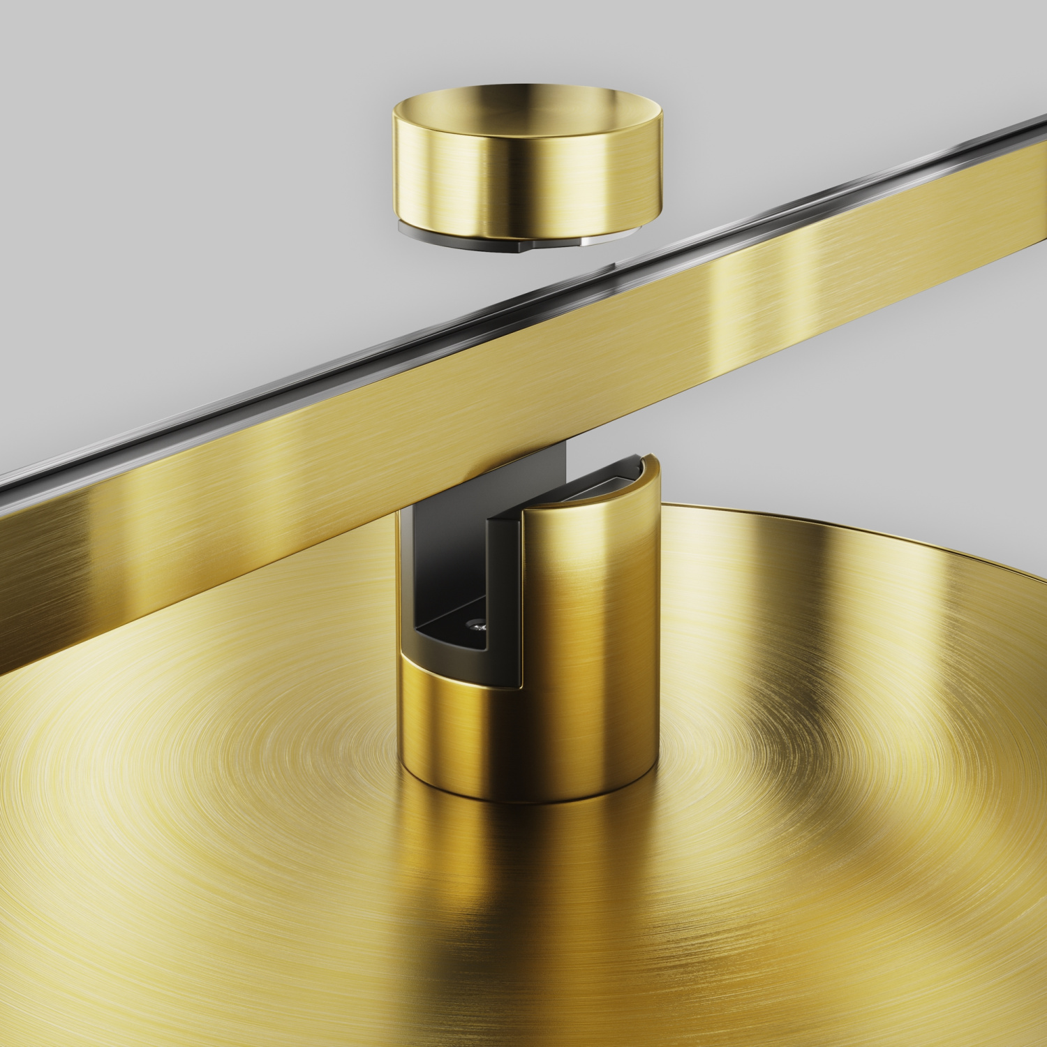 Maytoni Technical Plato Трековый светильник цвет: латунь TR153-1-10W3K-BS