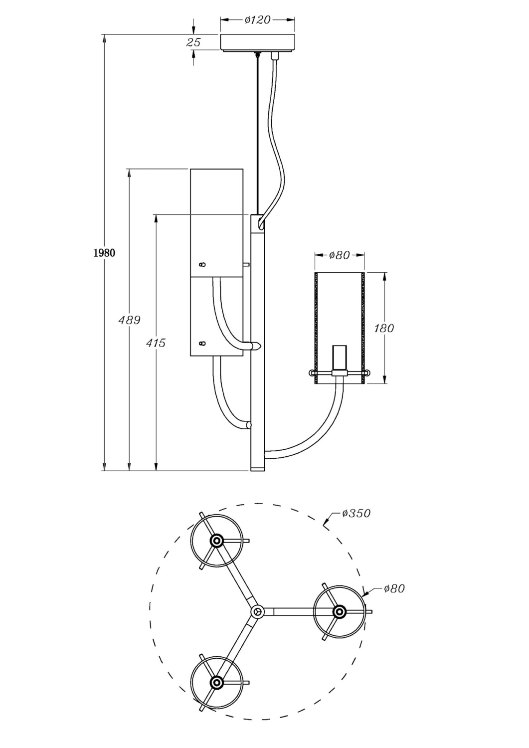 Maytoni Classic Arco Подвесной светильник цвет: латунь MOD223PL-03BS