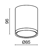 Maytoni Technical Hoop Потолочный светильник цвет: черный C086CM-GX53-MRD-B