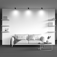 Maytoni Technical Hoop Потолочный светильник цвет: черный C086CM-GX53-MRD-B