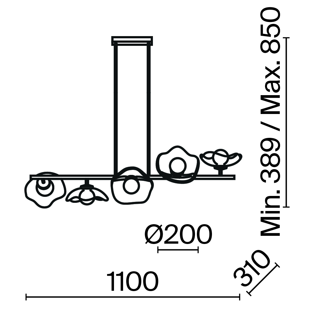 Maytoni Modern Miracle Подвесной светильник цвет: латунь MOD207PL-05BS