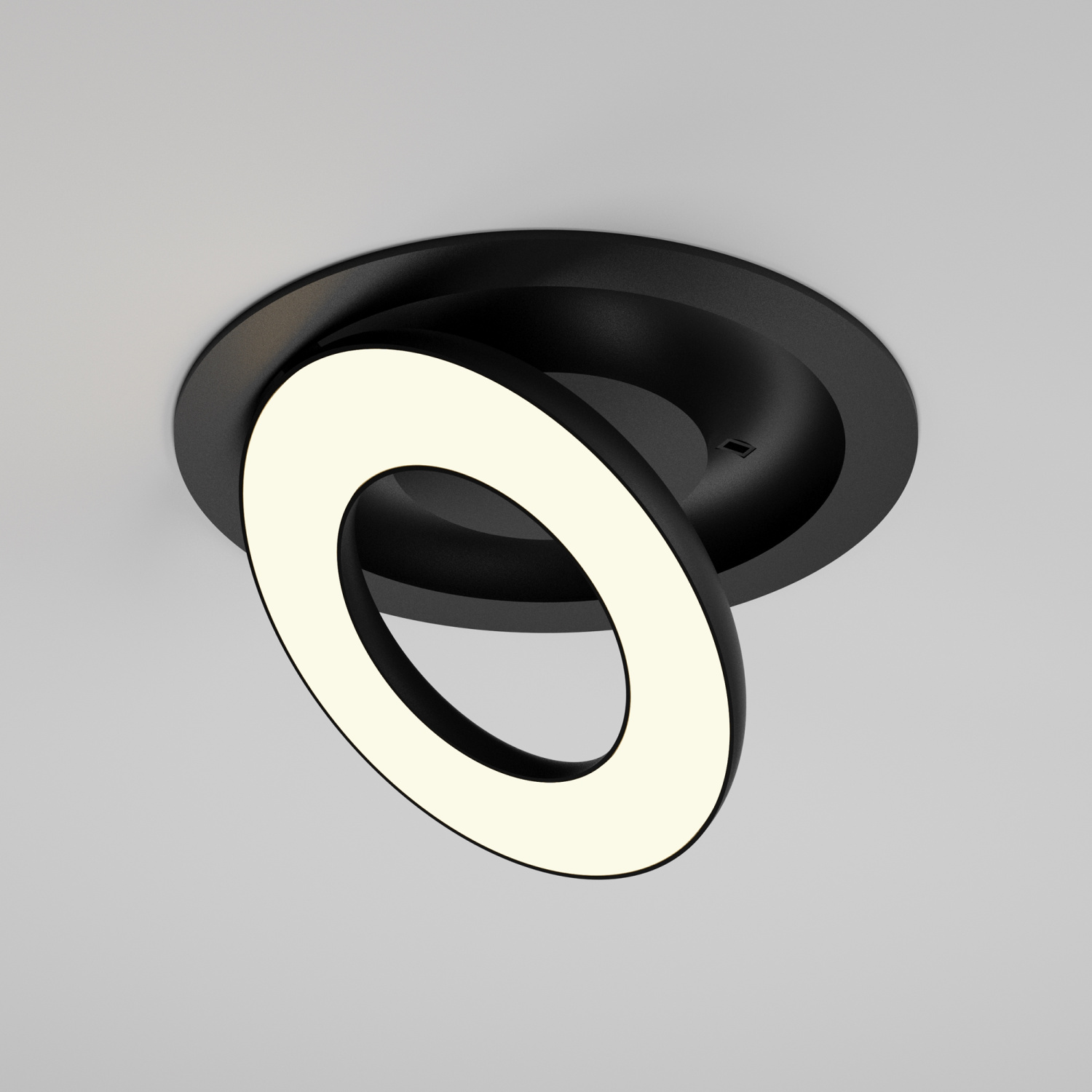 Maytoni Technical Vector Встраиваемый светильник цвет: черный DL102-12W3K-B