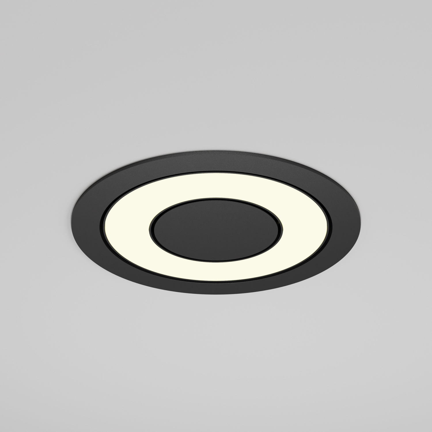 Maytoni Technical Vector Встраиваемый светильник цвет: черный DL102-12W3K-B